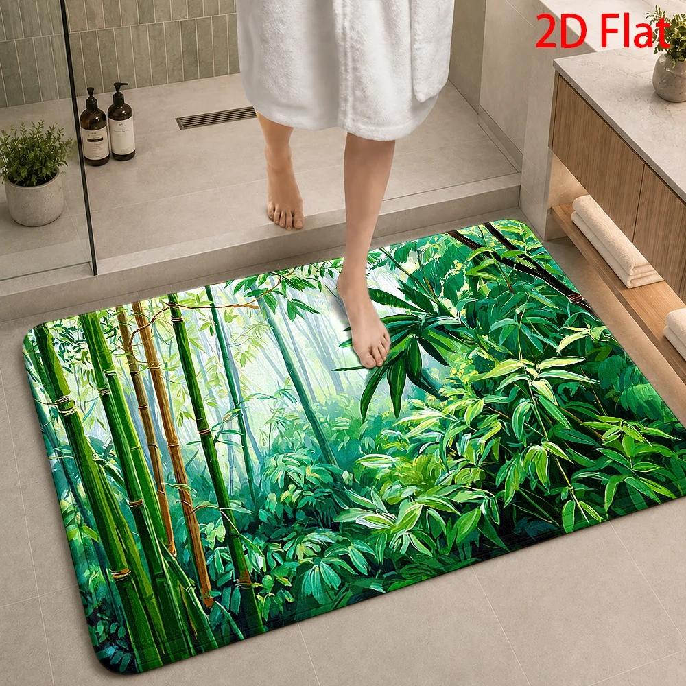 Коврик для ванной с узором тро – обзор и цена Bamboo Bath Mat