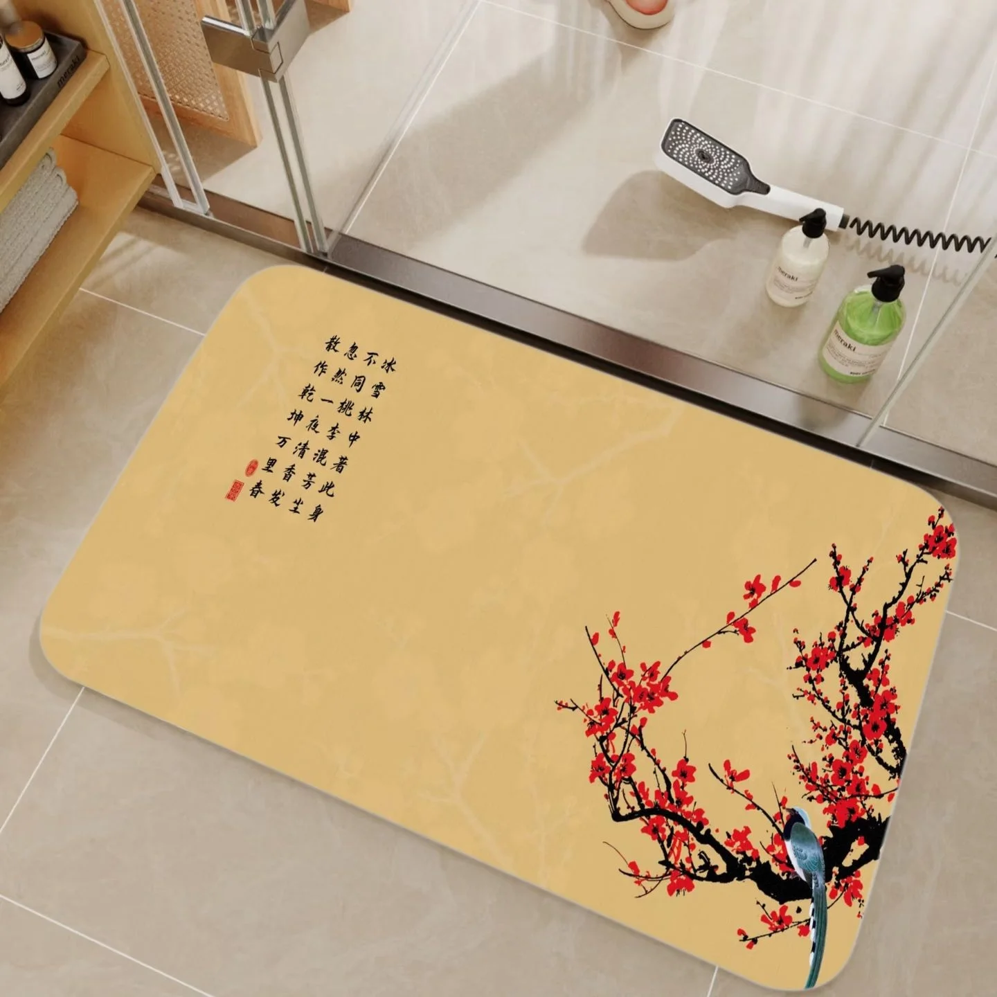 Коврик для душа VIKAMA из бамб – обзор и цена Bamboo Bath Mat