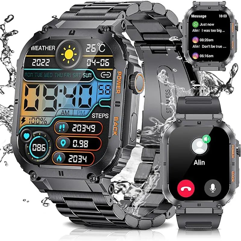 Смарт-часы LIGE мужские спорти – обзор и цена Health Wellness Bracelet