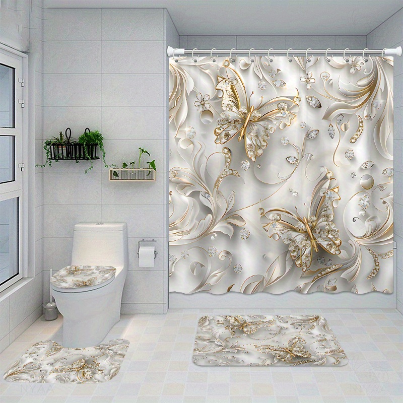 Элегантный комплект занавесок  – обзор и цена Bamboo Bath Mat