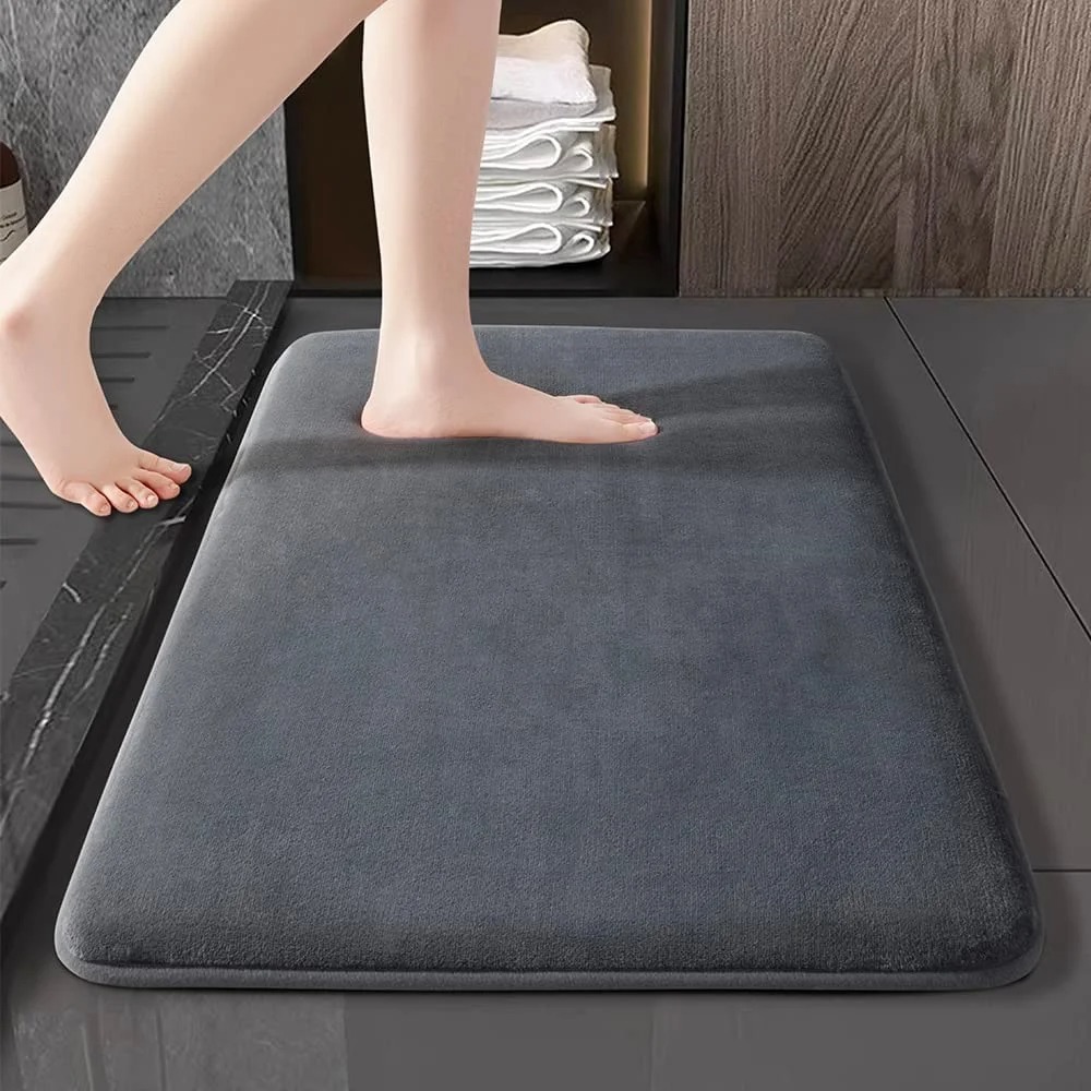 Впитывающий напольный коврик,  – обзор и цена Bamboo Bath Mat