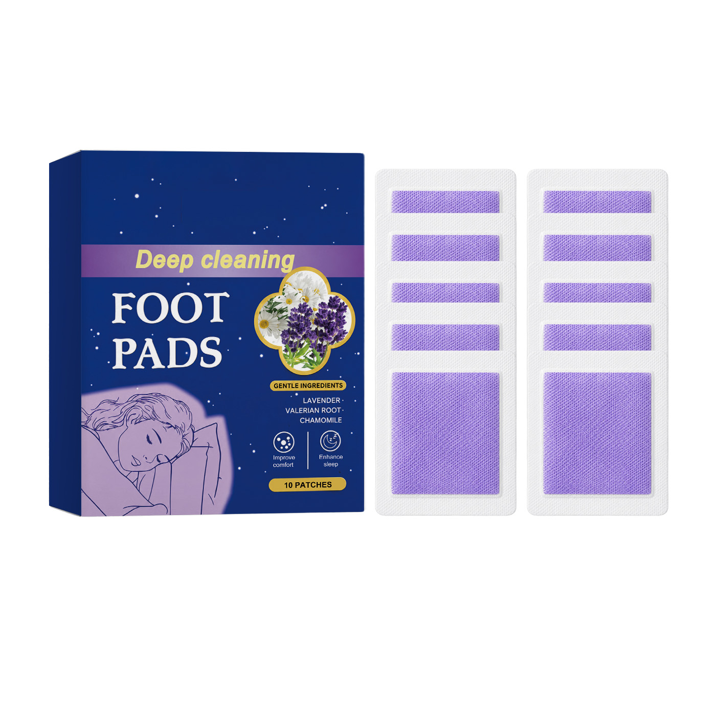 Пластыри для ног Deep Sleep дл – обзор и цена Detox Foot Patch