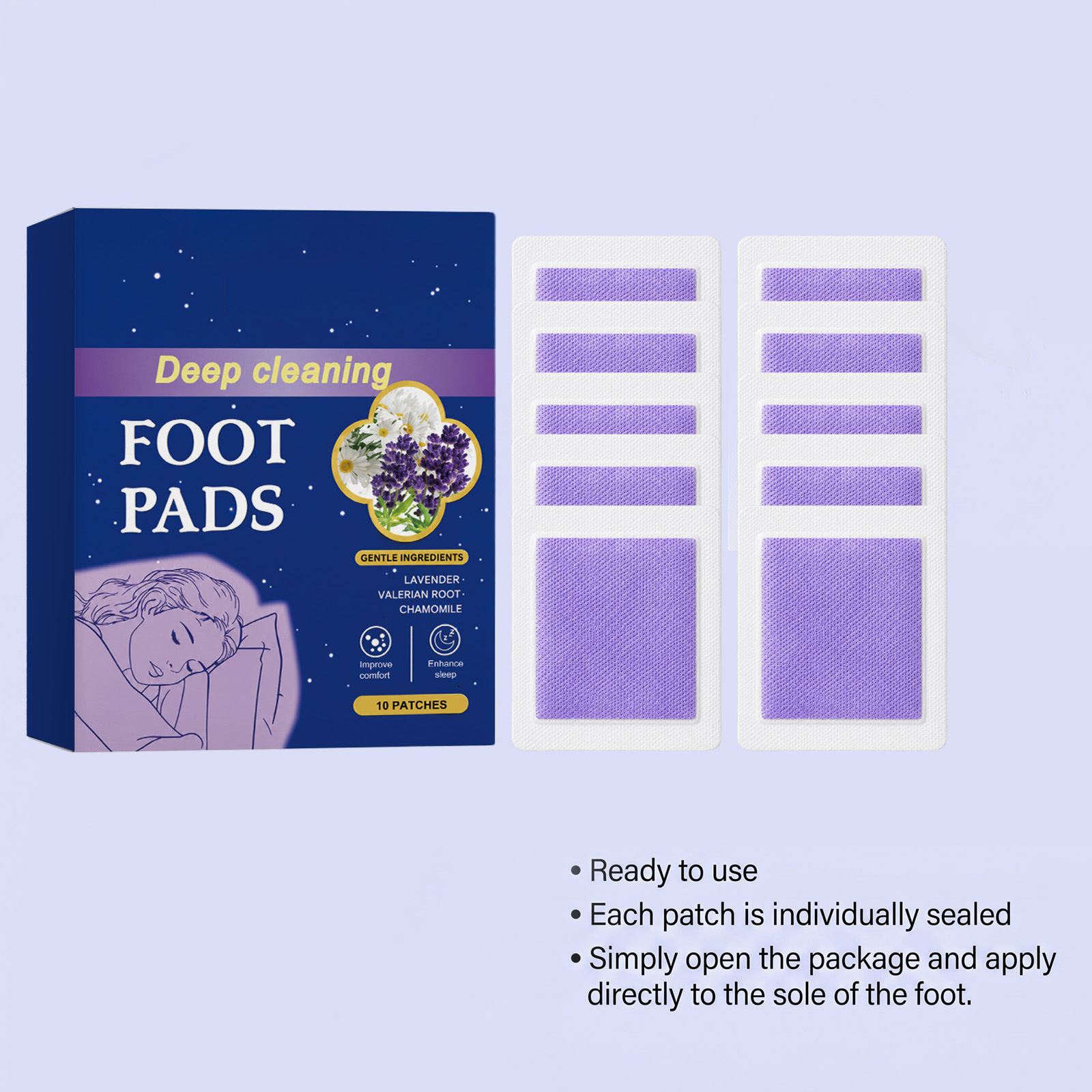 Пластыри для ног Deep Sleep дл – обзор и цена Detox Foot Patch